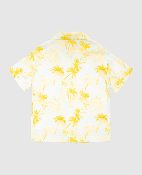Palm Angels Детская рубашка в принт PBGG002S25FAB002