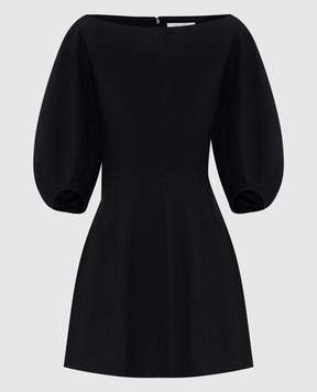 Faithfull Чорна сукня міні Lowen з льону FF3345BLK