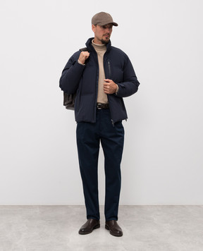Brunello Cucinelli Синие брюки ME265S2480