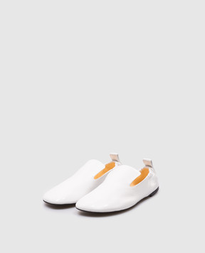 PROENZA SCHOULER Белые кожаные глянцевые балетки. SH252044L004FC