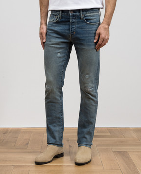 Tom Ford Блакитні джинси з патчем логотипа DPH001DMC060S25