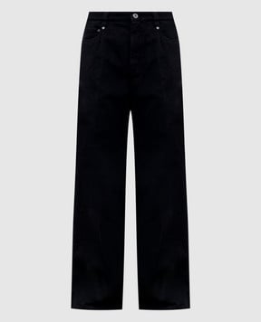 Brunello Cucinelli Чорні джинси з логотипом MB030P5931