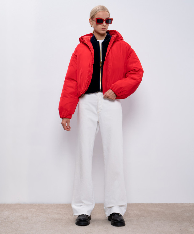 Twinset Червона куртка з капюшоном 242AP2410 зображення 2