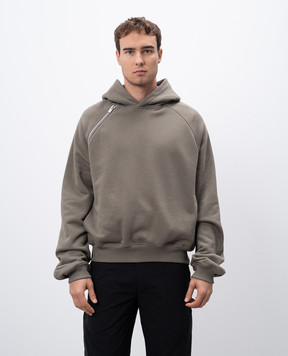 Heliot Emil Серые худи Sequence Zip M08055