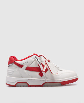 Off-White Белые кожаные кроссовки Оut Оf Оffice OWIA259F24LEA002