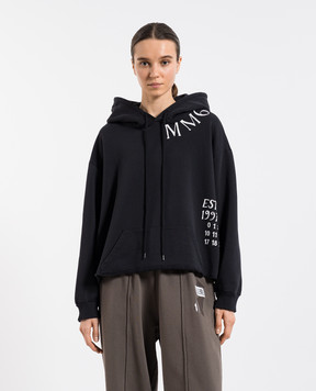 Maison Margiela MM6 Синие худи с принтом логотипа S52GU0241M25012
