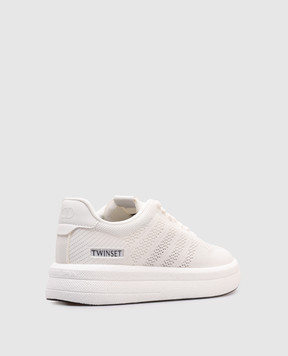 Twinset Белые кроссовки Fessura 251TGT010