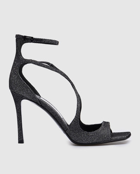 Jimmy Choo Черные босоножки Azia 95 AZIA95JHZ