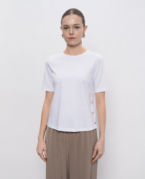 Herno Белая футболка с логотипом JG000258D52063