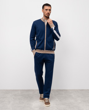 Bertolo Cashmere Синий спортивный костюм  9023470019029020130022