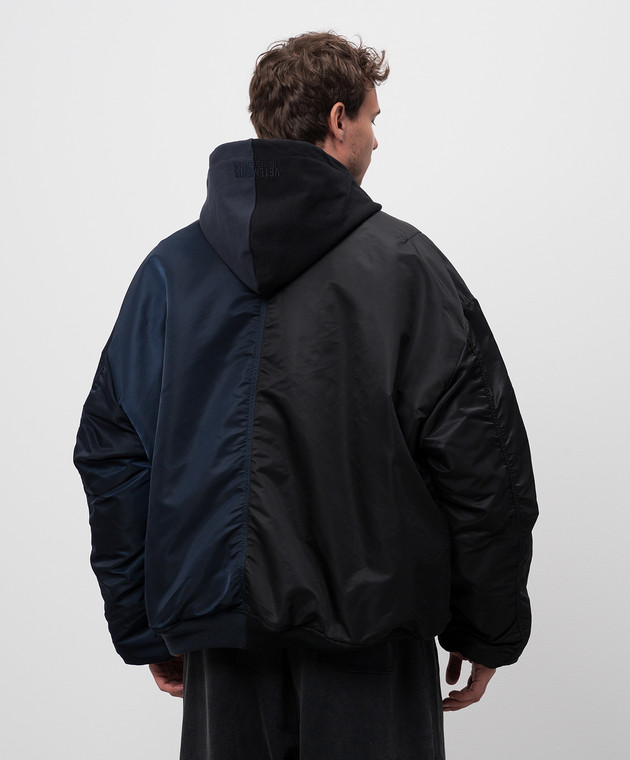 Vetements Двухсторонний бомбер с капюшоном UA65JA226N изображение 5