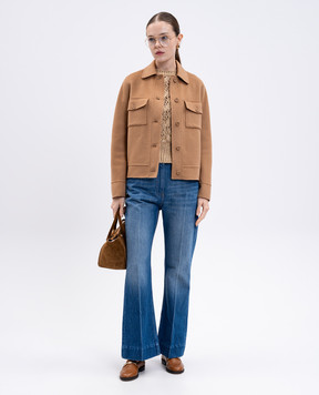 Max Mara Золотистий светр PILADE з люрексом PILADE
