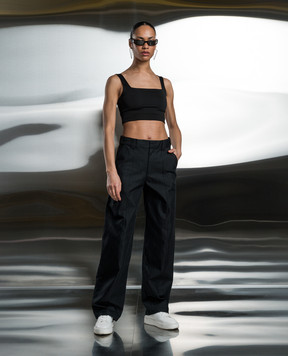 Alexander Wang Черные брюки в полоску 1WC1244086