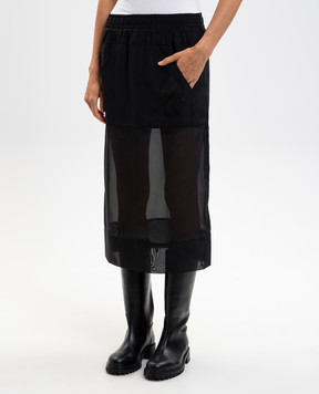 Twinset Чорна спідниця міді 252TP2212