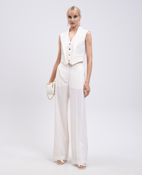 Alexander McQueen Бежевий жилет з вовни 813293QJADK