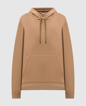 Mackage Коричневые худи с фактурным логотипом KRYSR
