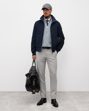 Brunello Cucinelli Голубой кардиган из кашемира MRN504906