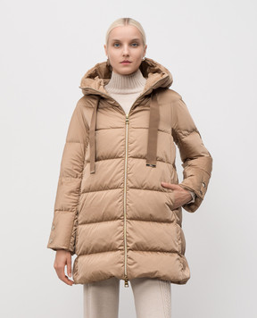 Herno Коричневий пуховик PI1304D12170Z