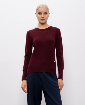Woolrich Бордовий джемпер з вовною і кашеміром CFWWKN2024FRUF5067