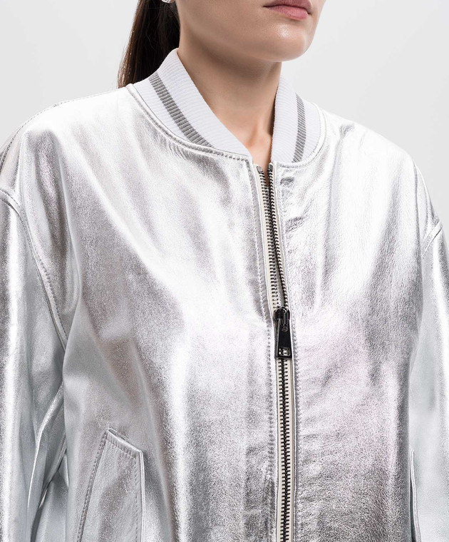 Simonetta Ravizza кожаный бомбер Lily S05JA222L1 изображение 5