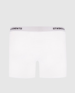 Vetements Белые трусы-боксеры с логотипом MA66UN120W