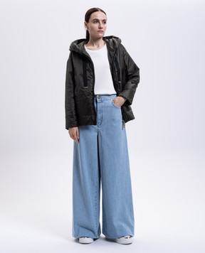 Max Mara Біла футболка TUBO з вишивкою логотипа TUBO