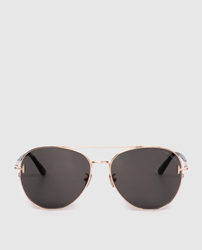Tom Ford Золотисті сонцезахисні окуляри FT1146K
