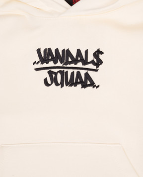 Sprayground Дитяче бежеве утеплене худі Vandals Squad SPY1346GIVO