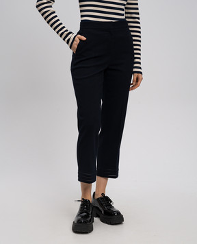 Twinset Синие чиносы с логотипом логотип 251TP2042