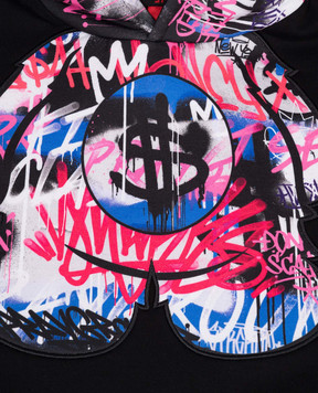 Sprayground Дитяча коричнева спортивна куртка Graffiti SPY1324GBRW