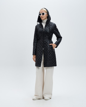 Moncler Черная стеганная пуховая куртка Bagnac J20931C00009595ZZ