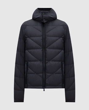 Moncler Чорний пуховик Sciros з логотипом K20911A00050597YW