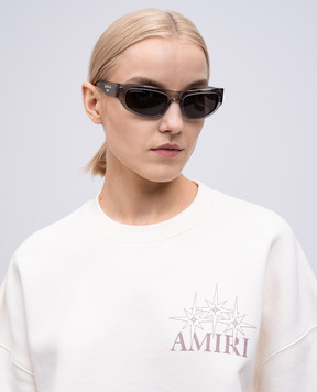 Balenciaga Серые очки с контрастным логотипом 812861T0039w