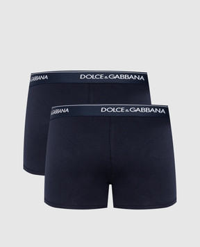 Dolce&Gabbana Набір синіх трусів-боксерів з логотипом M9C07JONN95