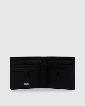 Tom Ford Чорне шкіряне портмоне з логотипом Y0228LCL158S