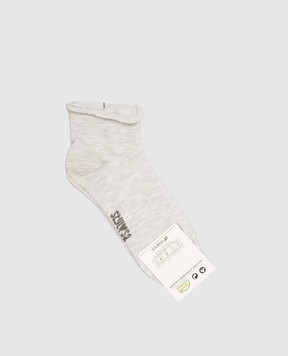 RiminiVeste Дитячі сірі шкарпетки Stylosa з логотипом G567SUNNY