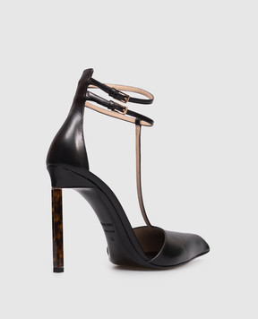 Tom Ford Черные кожаные туфли W3763LKD002P