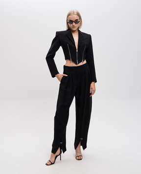 Thierry Mugler Чорні штани з вовною 24F1PA0448182