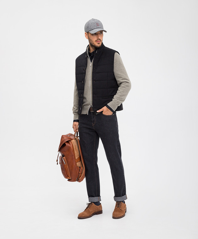 Brunello Cucinelli Серый кардиган из кашемира M2200106 изображение 2