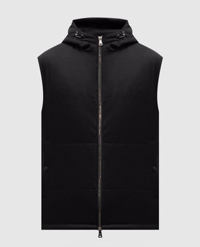 Cashmere&Whiskey Чорний жлет з вовни 6400954300