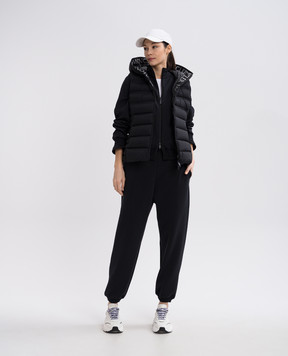 Moncler Черный пуховой жилет Aliterse K10931A00040595FK