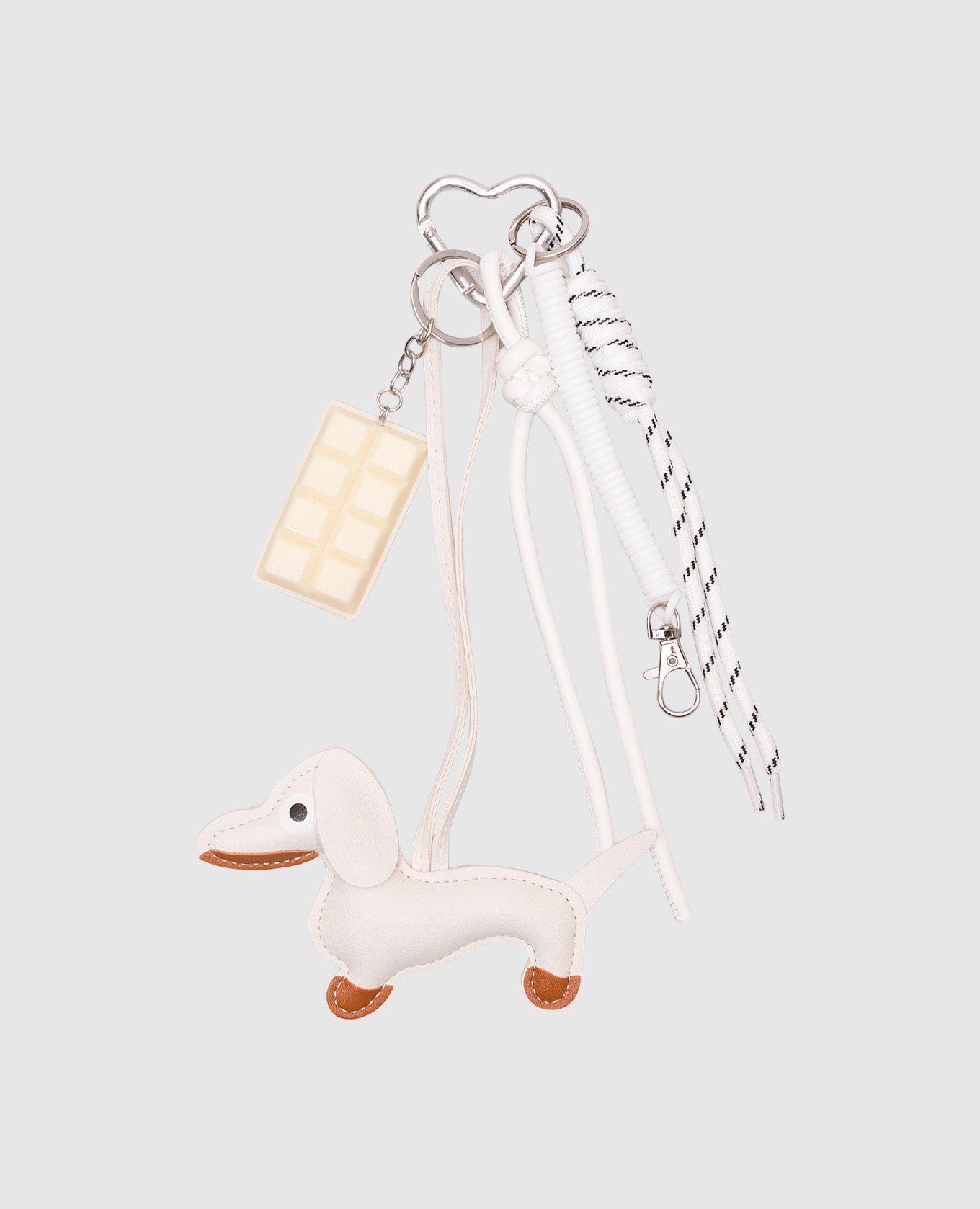 

Белый брелок для сумки Small Puppy, Брелоки
