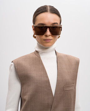 Balmain Akoni Коричневі сонцезахисні окуляри Triomphe BPS168B61w