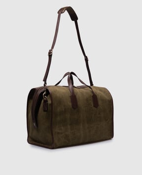 Gianni Chiarini Зеленая дорожная сумка Berlino с логотипом BSN11629COMMTDSPORTY