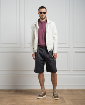 Cashmere&Whiskey Бордове поло з шовком FS05