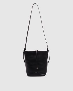 Gianni Chiarini Черная кожаная сумка Amelia с логотипом BS11346COMMGRN