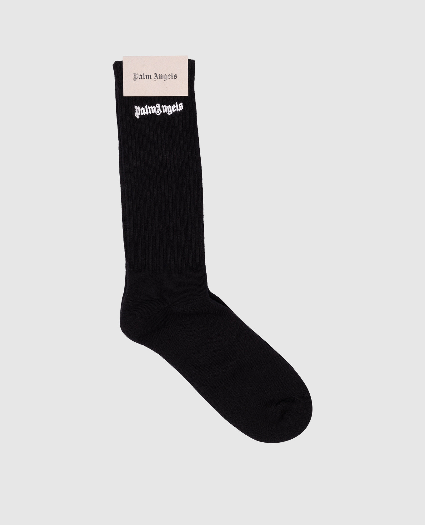 Черные носки с контрастным логотипом
