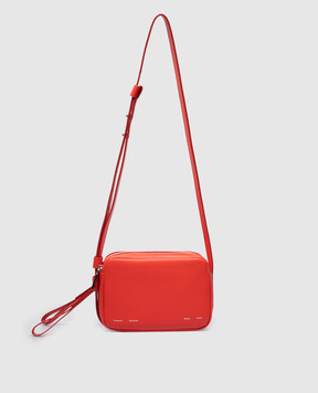 PROENZA SCHOULER Красная кожаная сумка кросс-боди Watts с логотипом WB221009LT0001