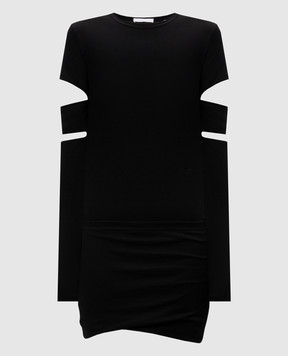Helmut Lang Чорна сукня-трансформер Slashe O09HW604