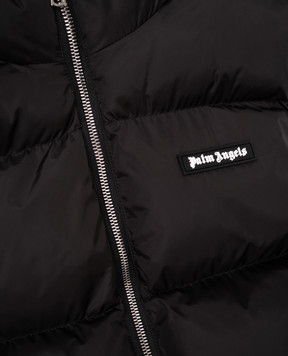 Palm Angels Дитячий чорний жилет з нашивкою логотипа PBEJ003C99FAB001812